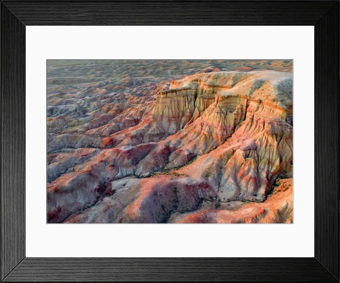 Framed Print : Colourful geology, Tsagaan Suvarga Canyon, Gobi Region, Mongolia, Asia Framed Print : Colourful geology, Tsagaan Suvarga Canyon, Gobi Region, Mongolia, Asia