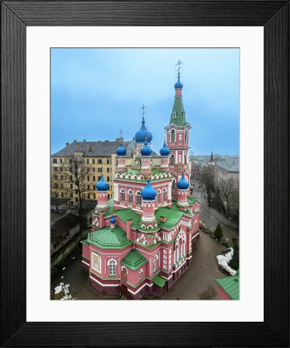 Framed Print : Holy Trinity Orthodox Church, Pārdaugava, Riga, Latvia Framed Print : Holy Trinity Orthodox Church, Pārdaugava, Riga, Latvia