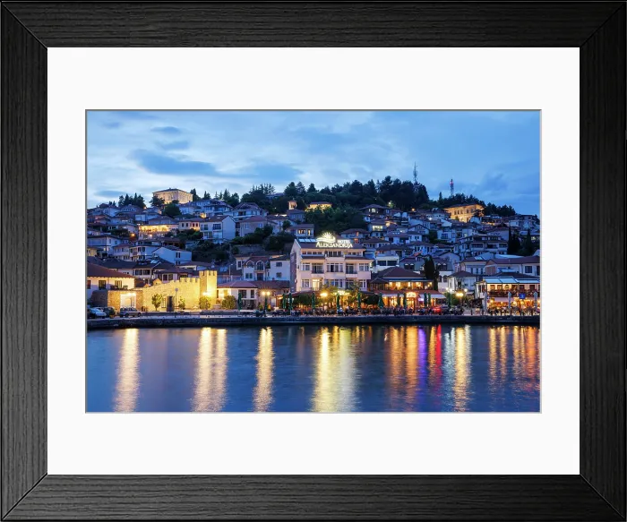 Framed Print : Ohrid old town, Ohrid, North Macedonia Framed Print : Ohrid old town, Ohrid, North Macedonia