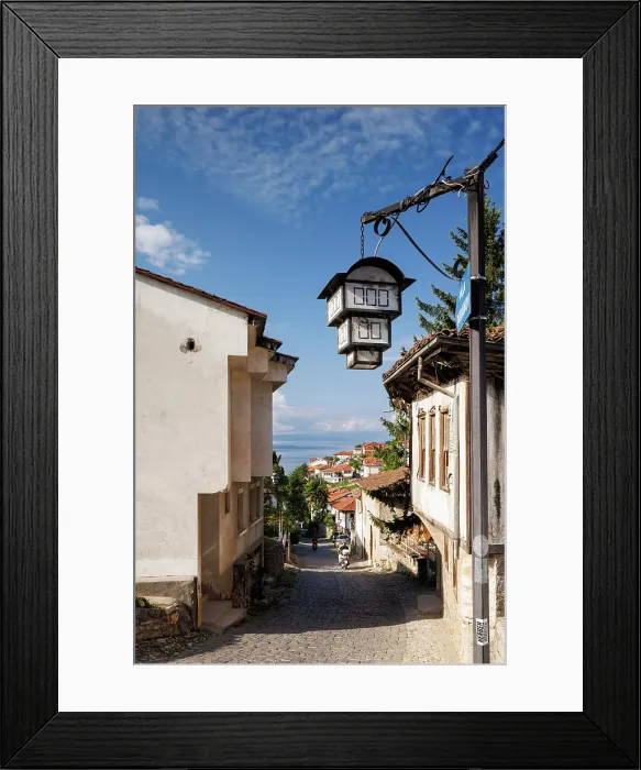 Framed Print : Ohrid old town, Ohrid, North Macedonia Framed Print : Ohrid old town, Ohrid, North Macedonia