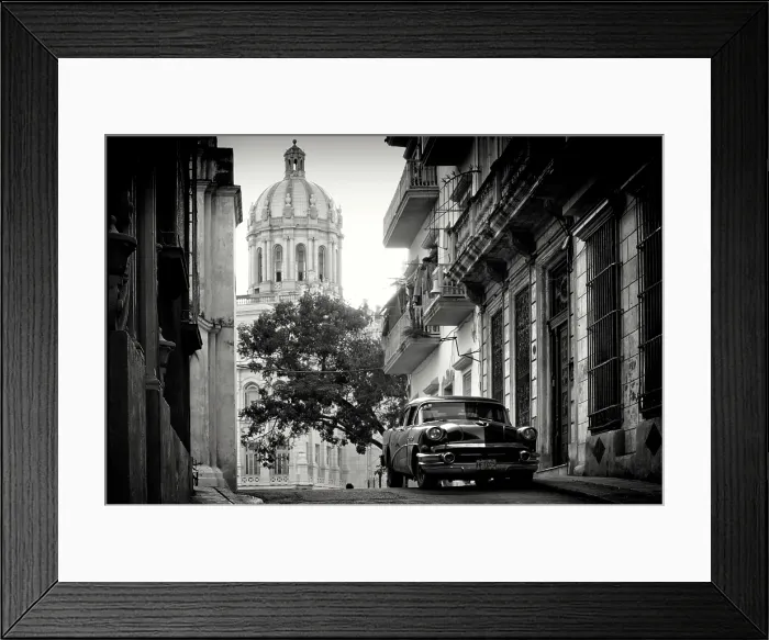 Framed Print : Restored classic American car parked on a street in Havana Centro, Havana, Cuba, Caribbean Framed Print : Restored classic American car parked on a street in Havana Centro, Havana, Cuba, Caribbean