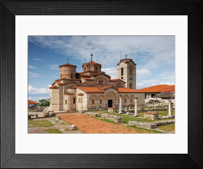 Framed Print : Church of Saints Clement and Panteleimon, Ohrid, North Macedonia Framed Print : Church of Saints Clement and Panteleimon, Ohrid, North Macedonia