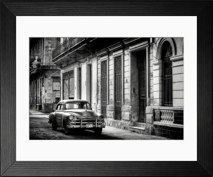 Framed Print : Old American car parked on a street in Havana Centro, Havana, Cuba, Caribbean Framed Print : Old American car parked on a street in Havana Centro, Havana, Cuba, Caribbean
