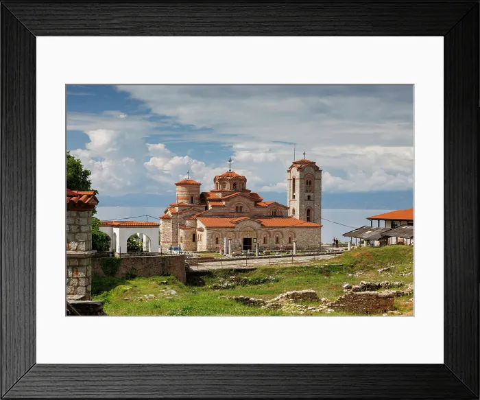 Framed Print : Church of Saints Clement and Panteleimon, Ohrid, North Macedonia Framed Print : Church of Saints Clement and Panteleimon, Ohrid, North Macedonia