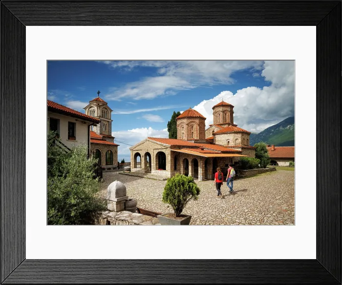 Framed Print : St Naum Monastery, Lake Ohrid, North Macedonia