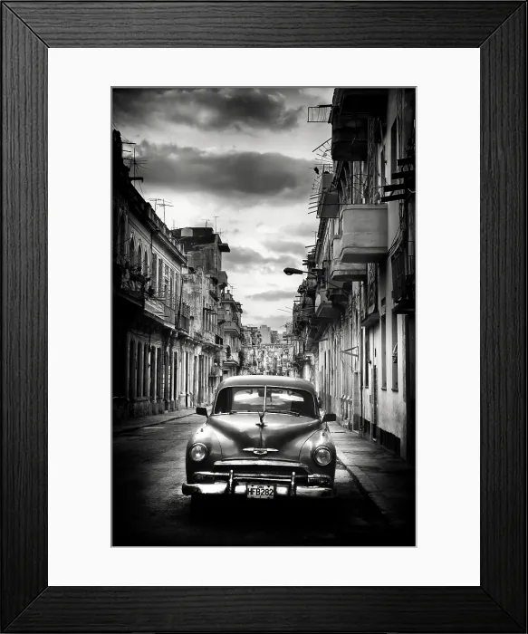 Framed Print : Restored classic American car parked on a street in Havana Centro, Havana, Cuba, Caribbean Framed Print : Restored classic American car parked on a street in Havana Centro, Havana, Cuba, Caribbean