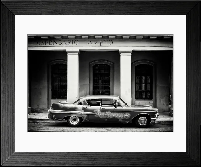 Framed Print : Old American car parked on a street in Havana Centro, Havana, Cuba, Caribbean Framed Print : Old American car parked on a street in Havana Centro, Havana, Cuba, Caribbean