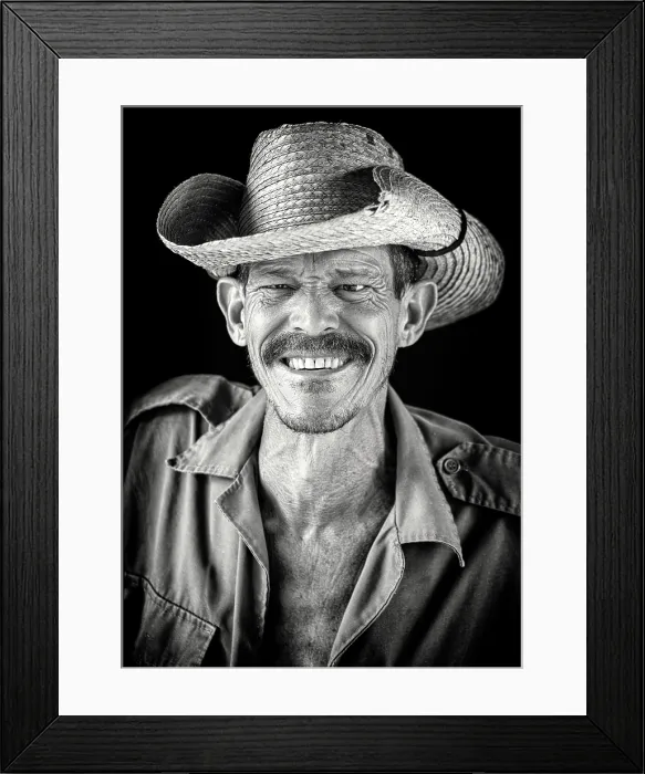 Framed Print : Portrait of a tobacco farmer, Vinales Valley, Pinar del Rio Province, Cuba, Caribbean Framed Print : Portrait of a tobacco farmer, Vinales Valley, Pinar del Rio Province, Cuba, Caribbean