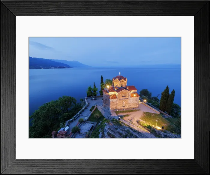 Framed Print : Church of St John at Kaneo, Lake Ohrid, Ohrid, North Macedonia Framed Print : Church of St John at Kaneo, Lake Ohrid, Ohrid, North Macedonia