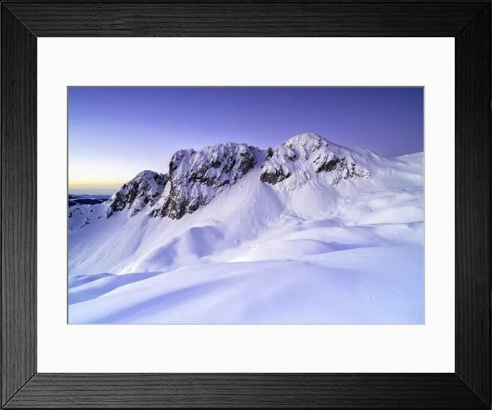 Framed Print : Pizzo Corzene, Presolana Group, and moon at dawn in Orobie Alps, Bergamo province in Lombardy district, Italy Framed Print : Pizzo Corzene, Presolana Group, and moon at dawn in Orobie Alps, Bergamo province in Lombardy district, Italy
