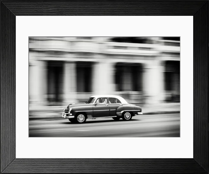Framed Print : Old American car speeding along The Malecon (waterfront) Havana Centro, Havana, Cuba, Caribbean Framed Print : Old American car speeding along The Malecon (waterfront) Havana Centro, Havana, Cuba, Caribbean