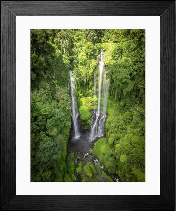 Framed Print : Sekumpul waterfall, Bali, Indonesia Framed Print : Sekumpul waterfall, Bali, Indonesia