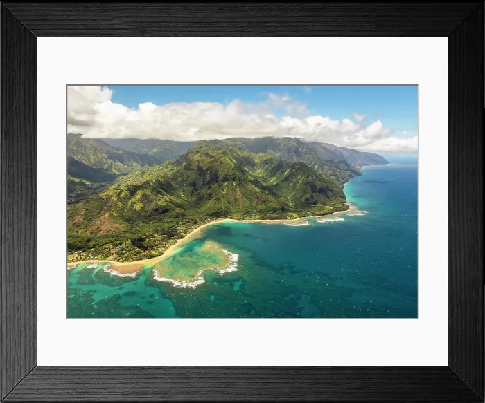 Framed Print : Hanalei, Kauai, Hawaii, USA, North America Framed Print : Hanalei, Kauai, Hawaii, USA, North America