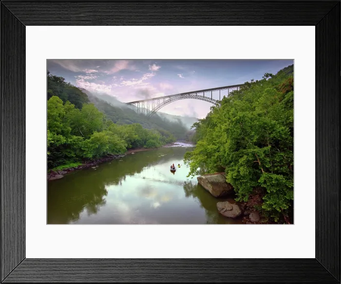 Framed Print : USA, Fayetteville, West Virginia, White Water Rafting, The New River, New River Gorge National Park and Reserve, In 2020 The Park Was Designated A National Park Framed Print : USA, Fayetteville, West Virginia, White Water Rafting, The New River, New River Gorge National Park and Reserve, In 2020 The Park Was Designated A National Park