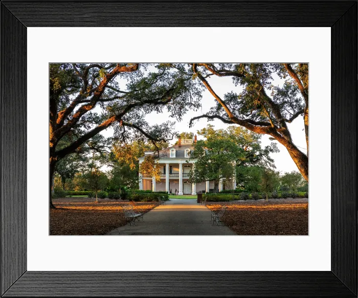 Framed Print : Oak Alley Plantation; Louisiana, USA, North America Framed Print : Oak Alley Plantation; Louisiana, USA, North America
