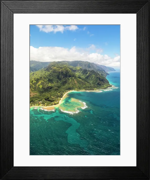 Framed Print : Hanalei, Kauai, Hawaii, USA, North America Framed Print : Hanalei, Kauai, Hawaii, USA, North America