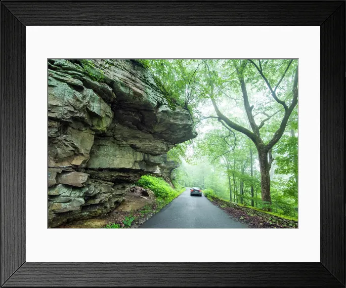 Framed Print : USA, Fayetteville, West Virginia, Appalachian Mountains, Fayette Station Road, New River Gorge National Park and Reserve, In 2020 The Park Was Designated A National Park Framed Print : USA, Fayetteville, West Virginia, Appalachian Mountains, Fayette Station Road, New River Gorge National Park and Reserve, In 2020 The Park Was Designated A National Park