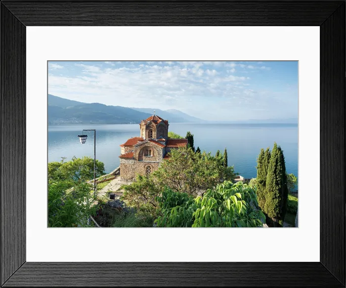 Framed Print : Church of St John at Kaneo, Lake Ohrid, Ohrid, North Macedonia Framed Print : Church of St John at Kaneo, Lake Ohrid, Ohrid, North Macedonia