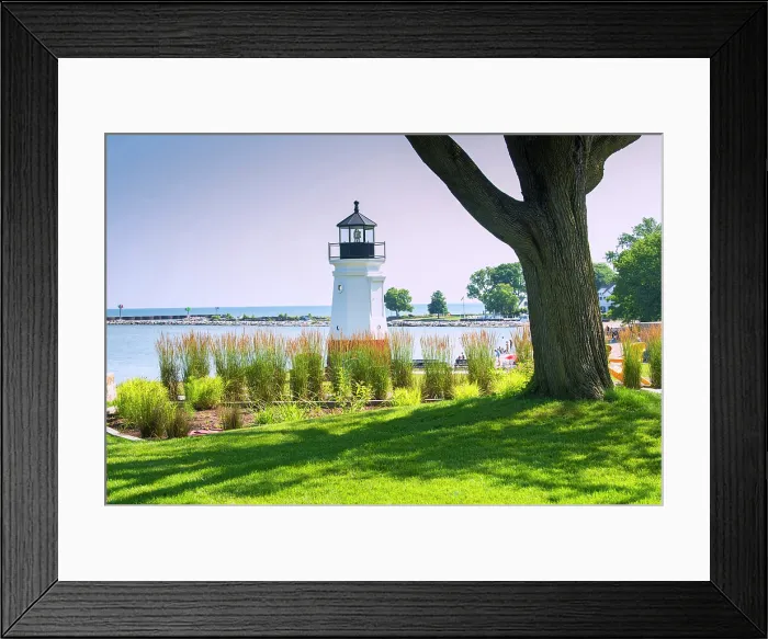 Framed Print : USA, Vermilion, Ohio, Vermilion Lighthouse, Lake Erie, Main Street Beach And Park Framed Print : USA, Vermilion, Ohio, Vermilion Lighthouse, Lake Erie, Main Street Beach And Park