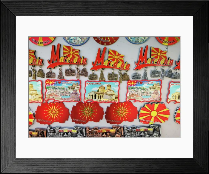 Framed Print : Souvenirs, Ohrid, North Macedonia Framed Print : Souvenirs, Ohrid, North Macedonia