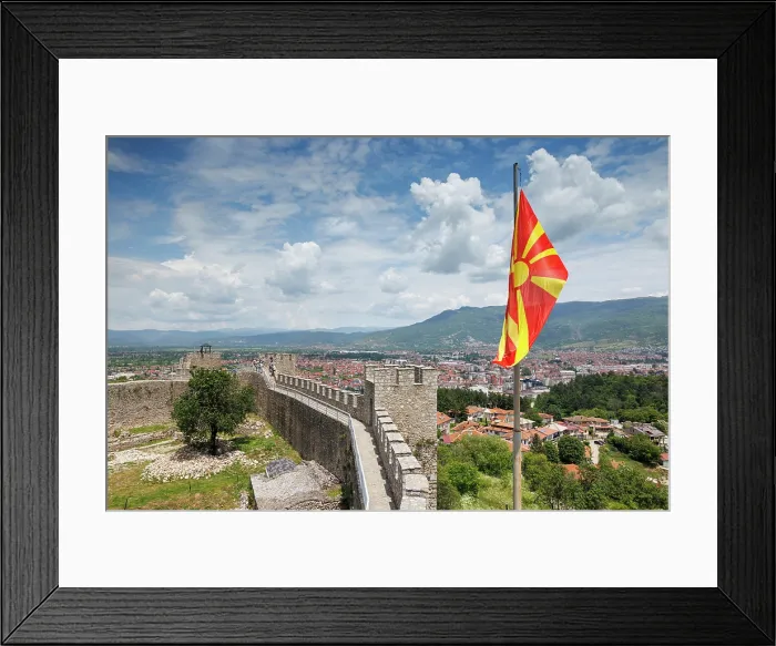 Framed Print : Ohrid Castle, Ohrid, North Macedonia Framed Print : Ohrid Castle, Ohrid, North Macedonia