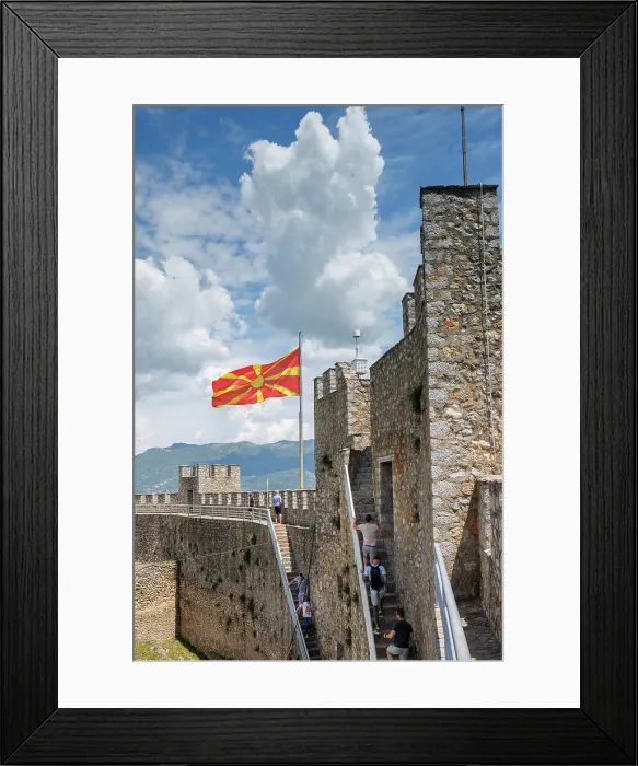 Framed Print : Ohrid Castle, Ohrid, North Macedonia Framed Print : Ohrid Castle, Ohrid, North Macedonia
