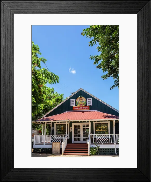 Framed Print : Hanapepe, Kauai, Hawaii, USA, North America Framed Print : Hanapepe, Kauai, Hawaii, USA, North America