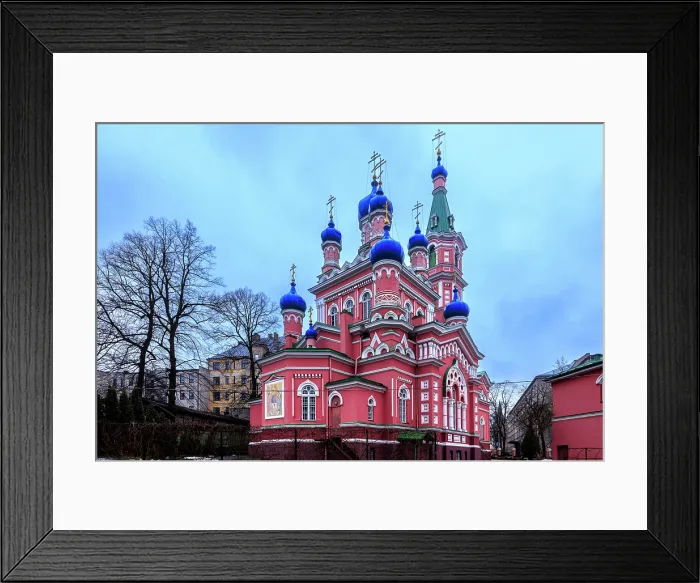 Framed Print : Holy Trinity Orthodox Church, Pārdaugava, Riga, Latvia Framed Print : Holy Trinity Orthodox Church, Pārdaugava, Riga, Latvia