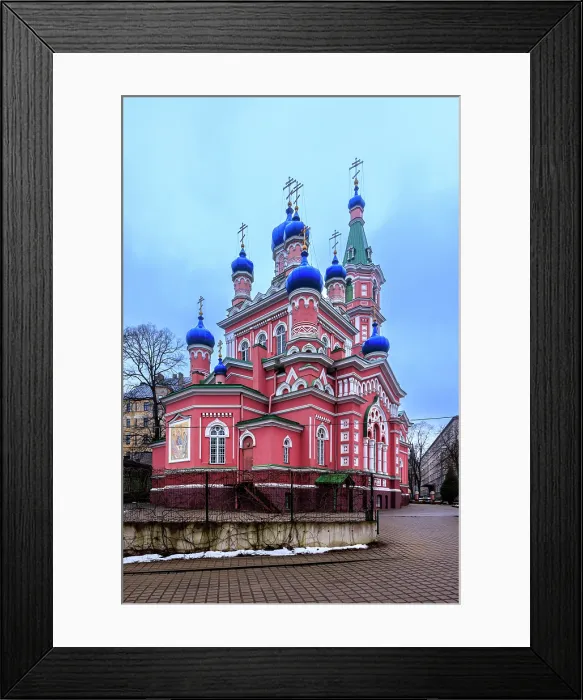 Framed Print : Holy Trinity Orthodox Church, Pārdaugava, Riga, Latvia Framed Print : Holy Trinity Orthodox Church, Pārdaugava, Riga, Latvia