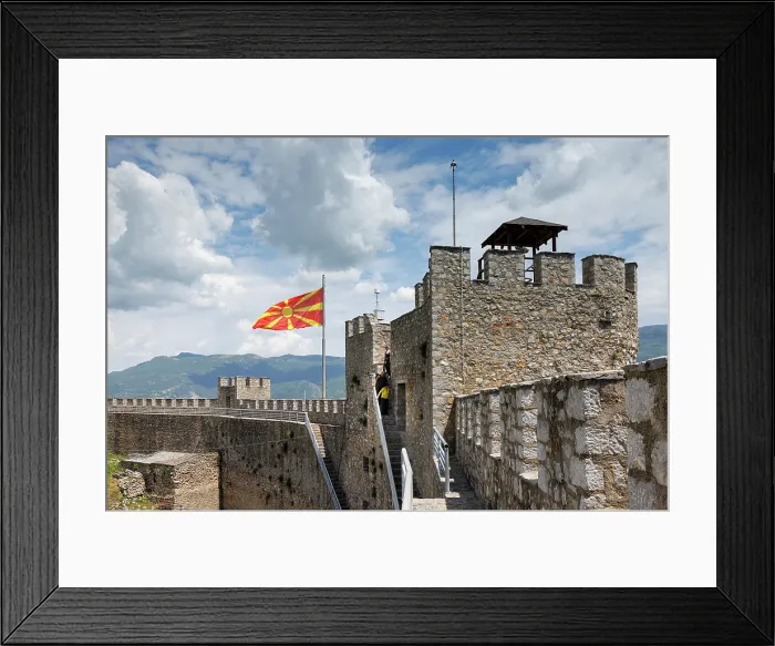 Framed Print : Ohrid Castle, Ohrid, North Macedonia Framed Print : Ohrid Castle, Ohrid, North Macedonia
