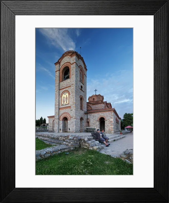 Framed Print : Church of Saints Clement and Panteleimon, Ohrid, North Macedonia Framed Print : Church of Saints Clement and Panteleimon, Ohrid, North Macedonia
