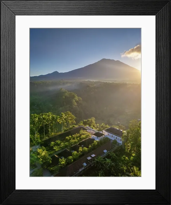Framed Print : Mount Agung volcano (highest mountain in Bali) Bali, Indonesia Framed Print : Mount Agung volcano (highest mountain in Bali) Bali, Indonesia
