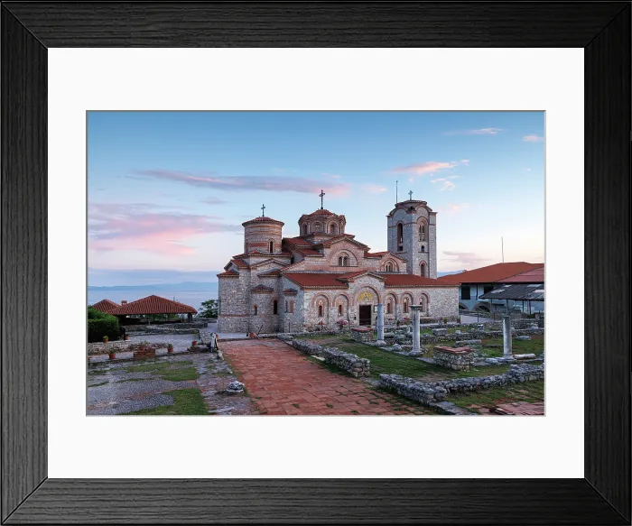 Framed Print : Church of Saints Clement and Panteleimon, Ohrid, North Macedonia Framed Print : Church of Saints Clement and Panteleimon, Ohrid, North Macedonia