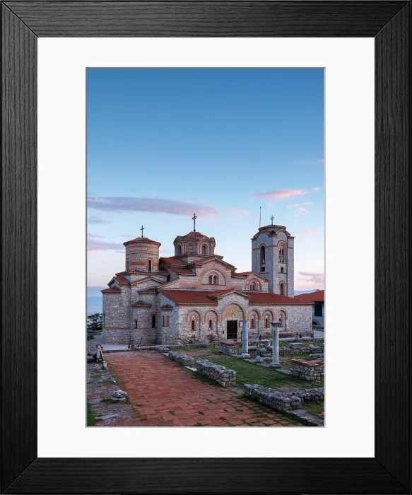 Framed Print : Church of Saints Clement and Panteleimon, Ohrid, North Macedonia Framed Print : Church of Saints Clement and Panteleimon, Ohrid, North Macedonia