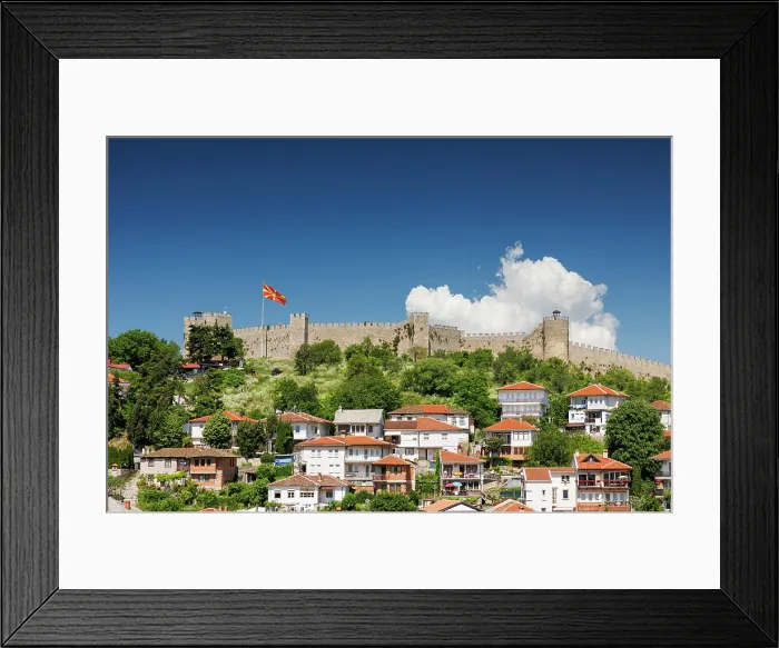 Framed Print : Ohrid Castle, Ohrid, North Macedonia Framed Print : Ohrid Castle, Ohrid, North Macedonia