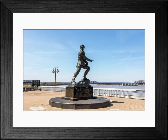 Framed Print : George Rogers Clark Statue, Louisville, Kentucky, USA, North America Framed Print : George Rogers Clark Statue, Louisville, Kentucky, USA, North America