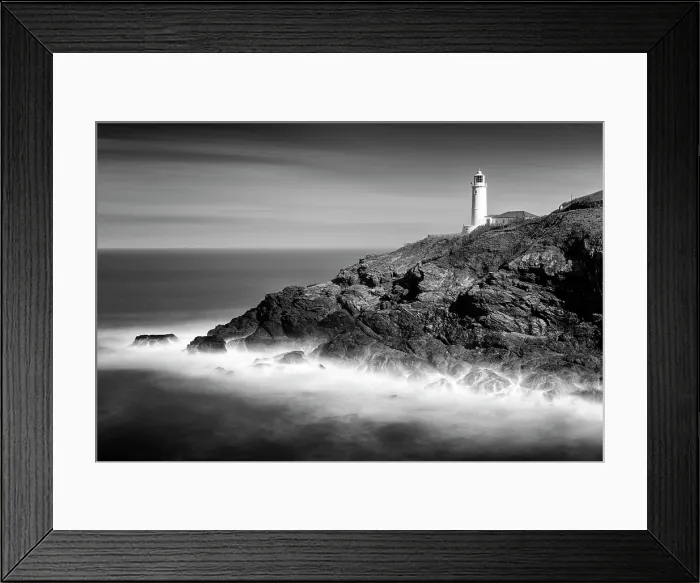 Framed Print : Long exposure image, Trevose Head Lighthouse, near Padstow, Cornwall, England Framed Print : Long exposure image, Trevose Head Lighthouse, near Padstow, Cornwall, England