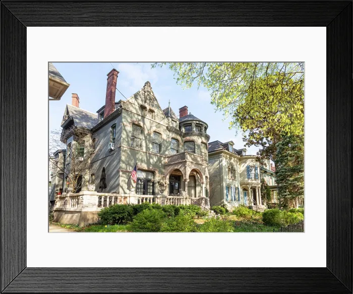 Framed Print : Historic Old Louisville Neighborhood, Louisville, Kentucky, USA, North America Framed Print : Historic Old Louisville Neighborhood, Louisville, Kentucky, USA, North America