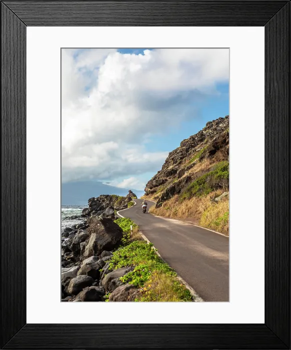 Framed Print : The road to Halawa Valley, Molokai, Hawaii, USA, North America Framed Print : The road to Halawa Valley, Molokai, Hawaii, USA, North America