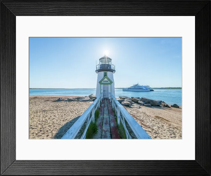 Framed Print : USA, Massachusetts, Nantucket, Nantucket Town, Brant Point, Brant Point Lighthouse Framed Print : USA, Massachusetts, Nantucket, Nantucket Town, Brant Point, Brant Point Lighthouse