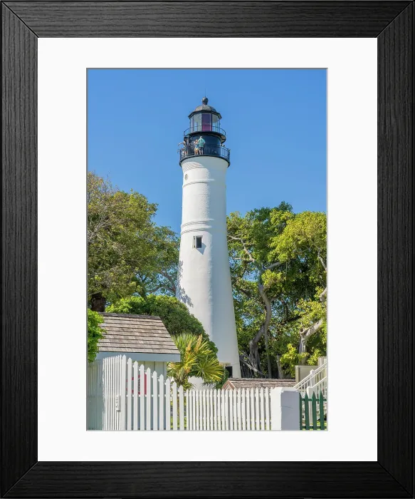 Framed Print : Key West Lighthouse, Key West, Florida Keys, Florida, USA