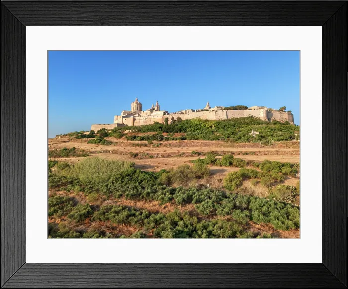 Framed Print : Mdina, Ancient and Historic City, old capital of Malta Malta Framed Print : Mdina, Ancient and Historic City, old capital of Malta Malta
