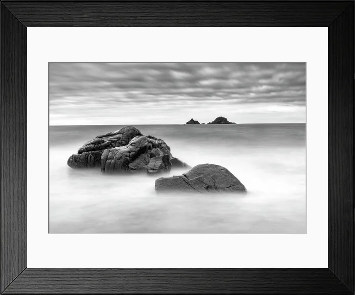 Framed Print : Long exposure image, Porth Nanven, Cot Valley, near St Just, Cornwall, England Framed Print : Long exposure image, Porth Nanven, Cot Valley, near St Just, Cornwall, England