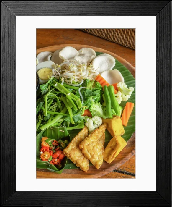 Framed Print : Traditional Indonesian cuisine, Bali, Indonesia Framed Print : Traditional Indonesian cuisine, Bali, Indonesia