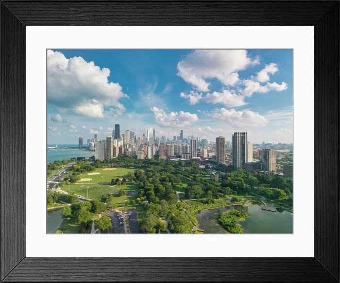Framed Print : Chicago Skyline, Chicago, Illinois, USA Framed Print : Chicago Skyline, Chicago, Illinois, USA