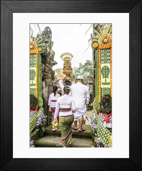 Framed Print : Typical bi-annual ceremony at a local Hindu temple, Bali, Indonesia Framed Print : Typical bi-annual ceremony at a local Hindu temple, Bali, Indonesia