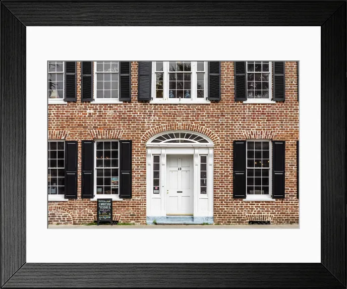 Framed Print : Missroon House, Charleston, South Carolina, USA, North America Framed Print : Missroon House, Charleston, South Carolina, USA, North America