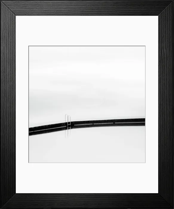 Framed Print : Minimalist long exposure image, Bude Seapool, Bude, North Cornwall, England Framed Print : Minimalist long exposure image, Bude Seapool, Bude, North Cornwall, England