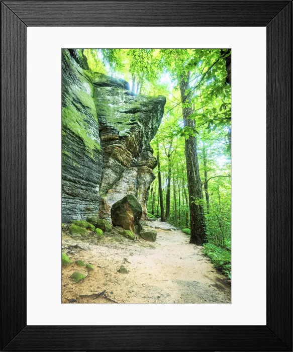 Framed Print : USA, Akron, Ohio, The Ledges Is A Trail Of Ancient Towering Rock Formations And Sandstone Cliffs, Cuyahoga Valley National Park Framed Print : USA, Akron, Ohio, The Ledges Is A Trail Of Ancient Towering Rock Formations And Sandstone Cliffs, Cuyahoga Valley National Park