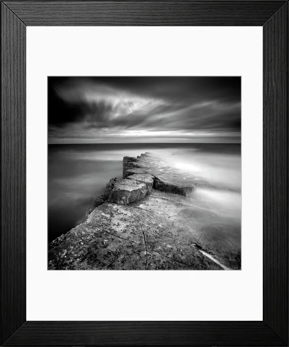 Framed Print : Long exposure image, Ebb's Nook, Beadnell, Northumberland, England Framed Print : Long exposure image, Ebb's Nook, Beadnell, Northumberland, England